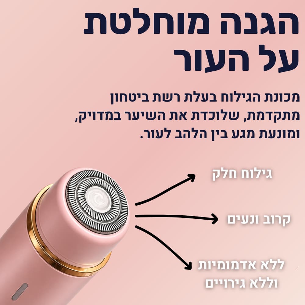 מכונת גילוח דו-ראשית של ZELORD™