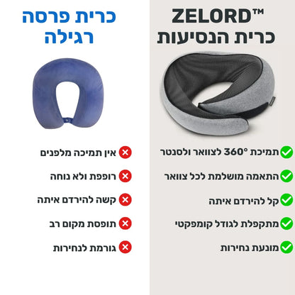 כרית הנסיעות של ™ZELORD
