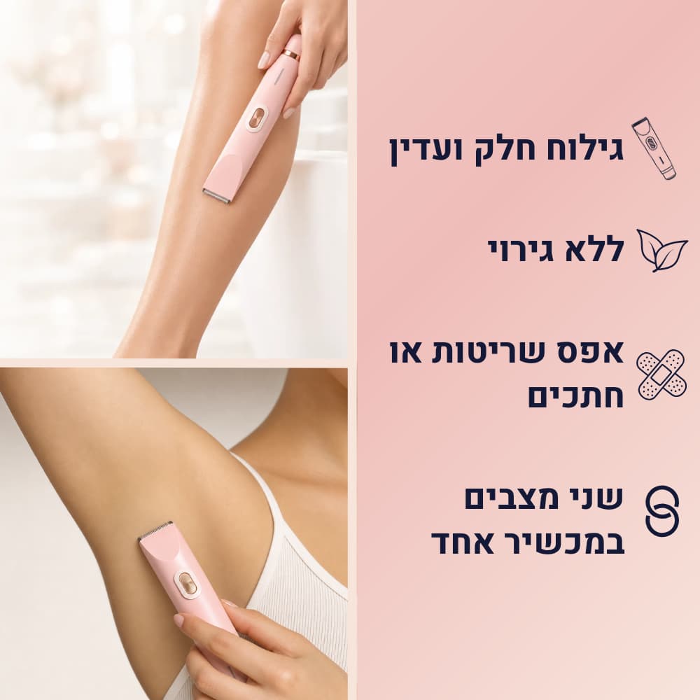 מכונת גילוח דו-ראשית של ZELORD™
