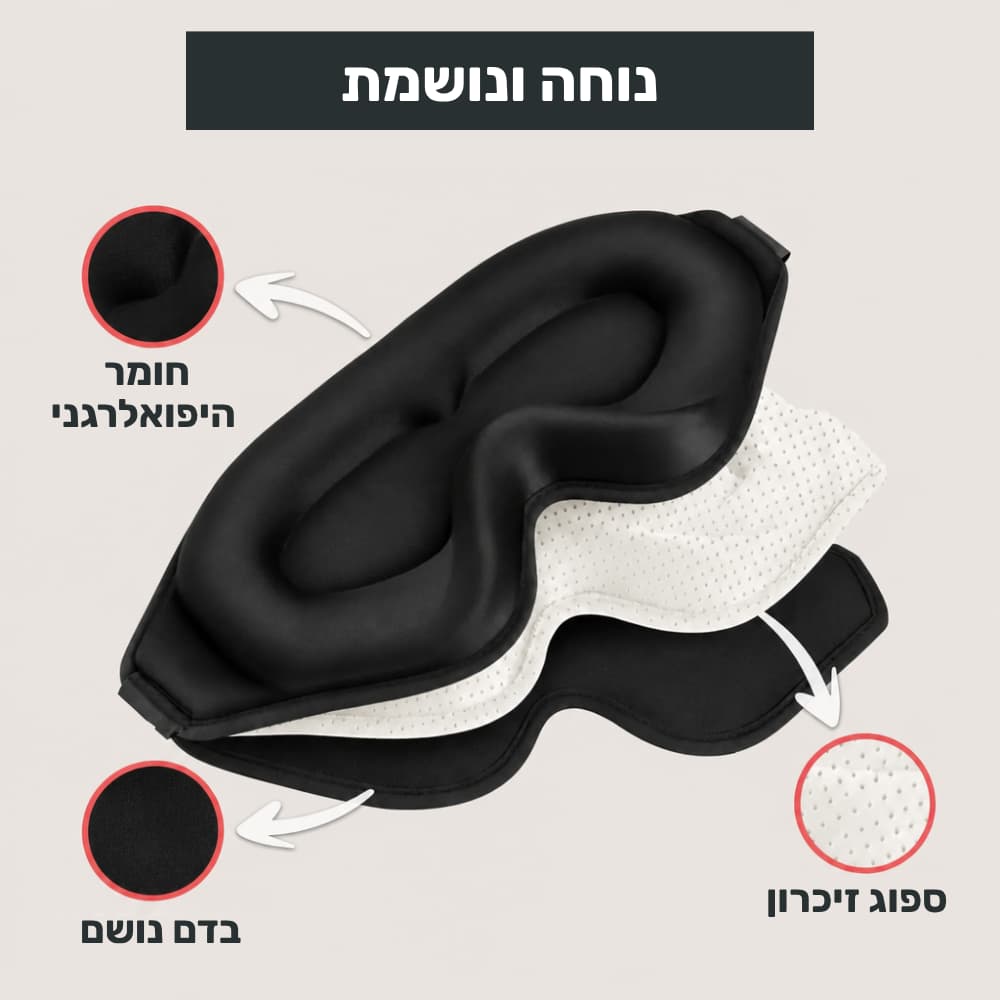 מסיכת השינה של ™ZELORD