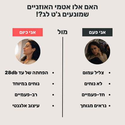 אטמי האוזניים של ™ZELORD